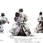 Dessins – Kendo Iaido Sumo_006 — Georges Roux