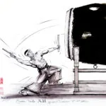Dessins – Kendo Iaido Sumo_013 — Georges Roux