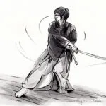 Dessins – Kendo Iaido Sumo_016 — Georges Roux