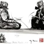Dessins – Kendo Iaido Sumo_022 — Georges Roux