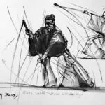 Dessins – Kendo Iaido Sumo_025 — Georges Roux