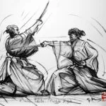 Dessins – Kendo Iaido Sumo_035 — Georges Roux