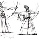 Dessins – Kendo Iaido Sumo_046 — Georges Roux