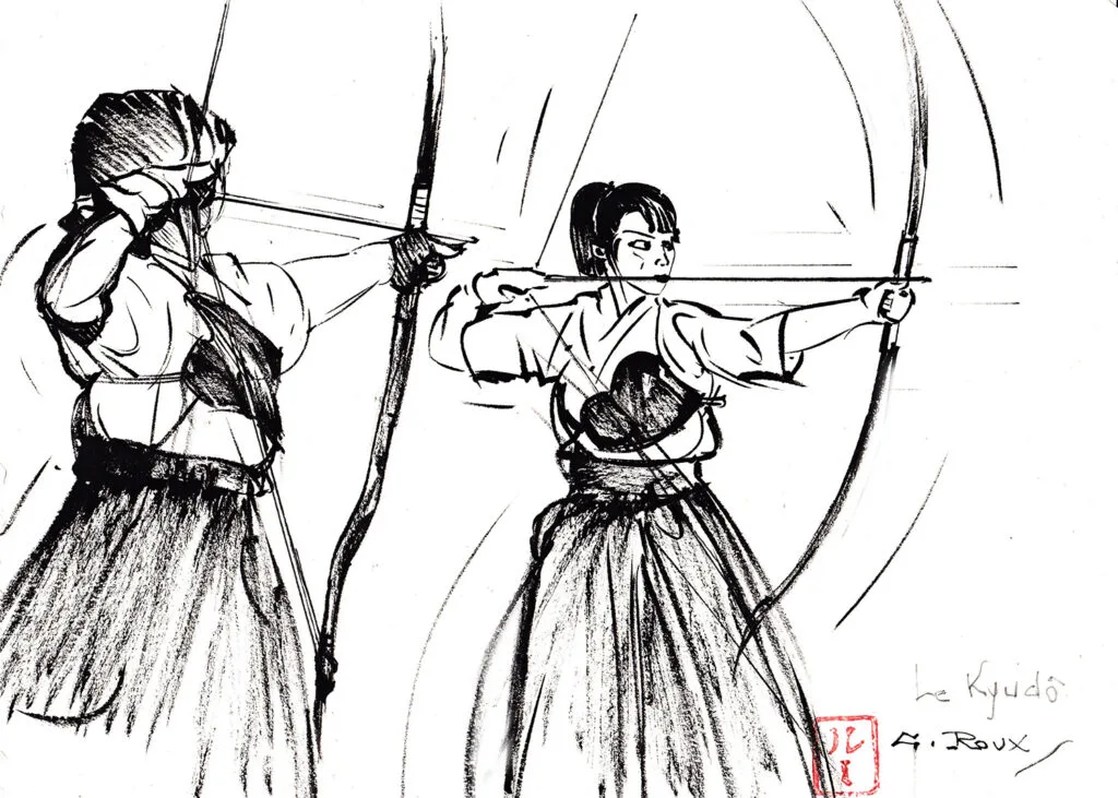 Dessins – Kendo Iaido Sumo_047 — Georges Roux
